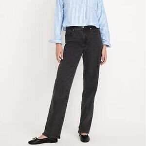 [NWT] Old Navy Jeans - Womens 8 - High Rise OG Loose Black Wash